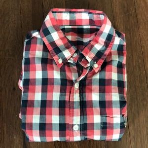 J. Crew Lightweight Gingham shirt.